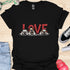 Love is a four legged word - V1 - Cute Dogs T-Shirt
